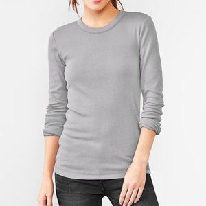 GAP BOWERY LONG SLEEVE TEE HINT OF LILAC S TALL